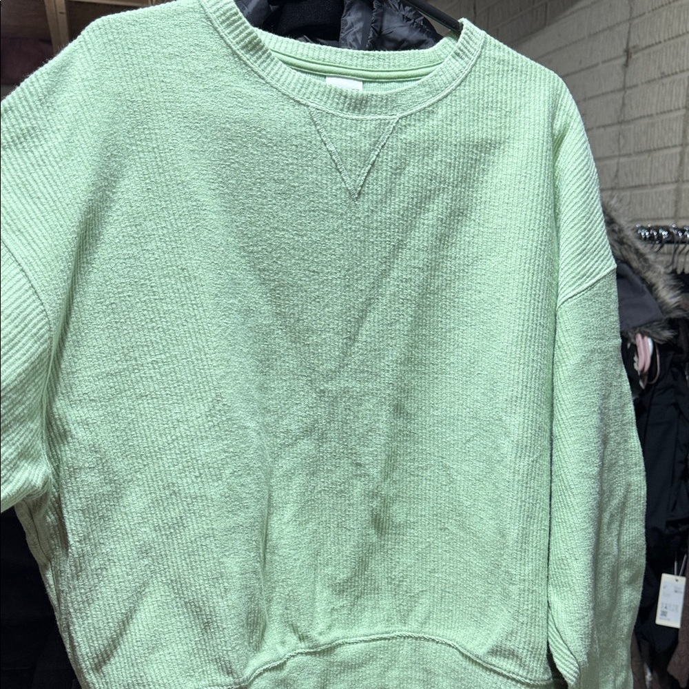 Green sweater